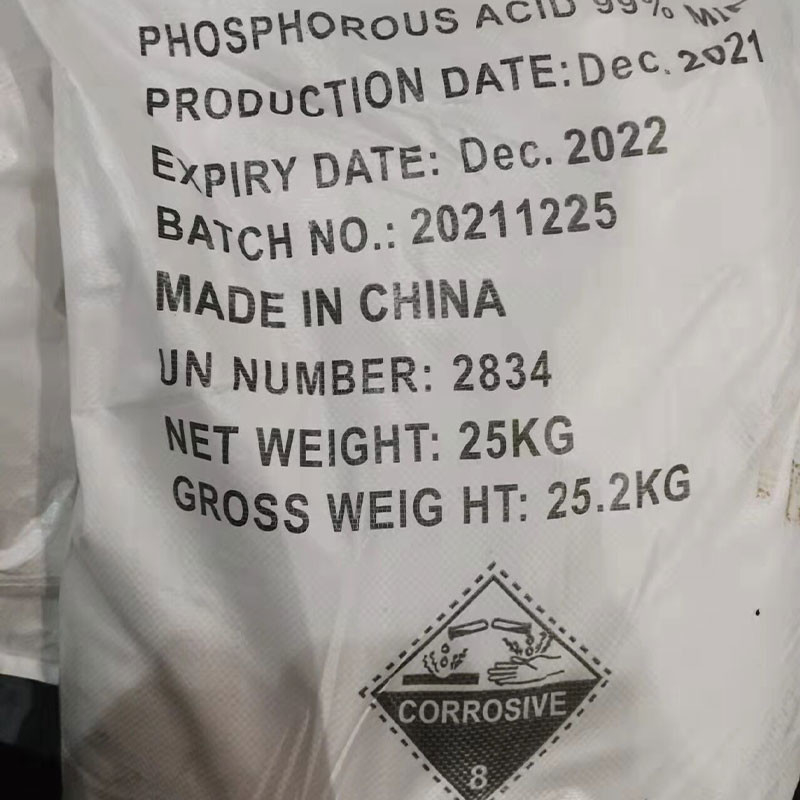 Еды добавок H3PO3 CAS 13598-36-2 фосфористой кислоты ранг химической промышленная