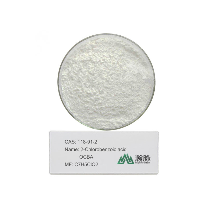 Промежуточные звена 2-Chlorobenzoic кисловочный CAS 118-91-2 C7H5ClO2 OCBA O-Chlorobenzoic кисловочные фармацевтические