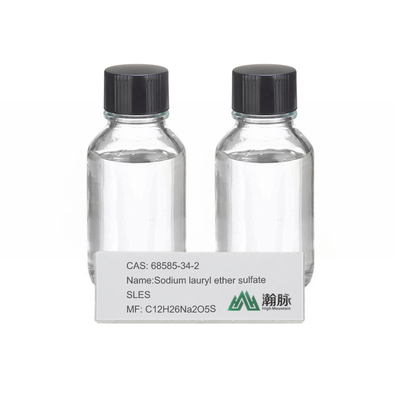 Эфир натрия лауриловый сульфатизирует добавки CAS 68585-34-2 C12H26Na2O5S SLES AES химические
